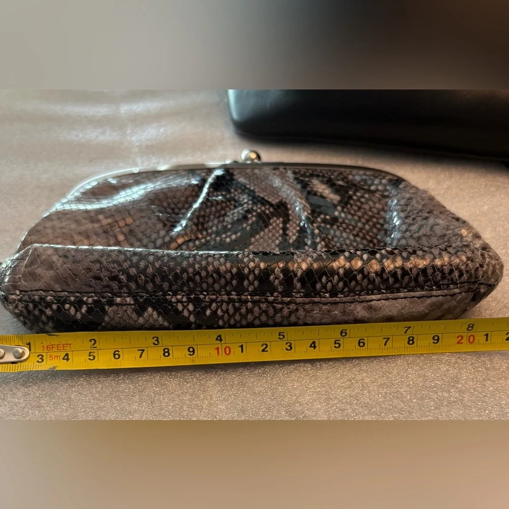 COACH Snakeskin Clutch with Wristlet - Picture 9 of 10